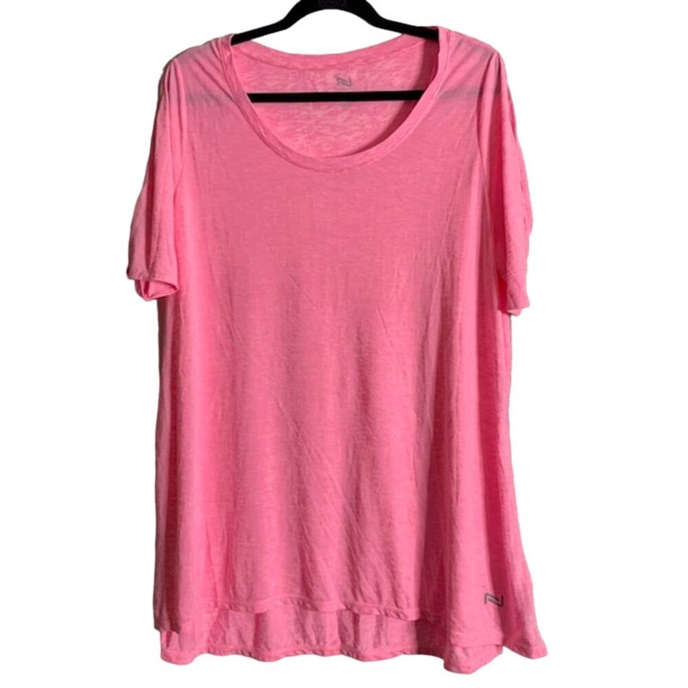 Nola Cold Shoulder Burnout  2X Active Tee